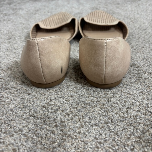 Restricted D’Orsay Pointed Toe Mesh Tan Neutral Flats 8.5 - Picture 4 of 4